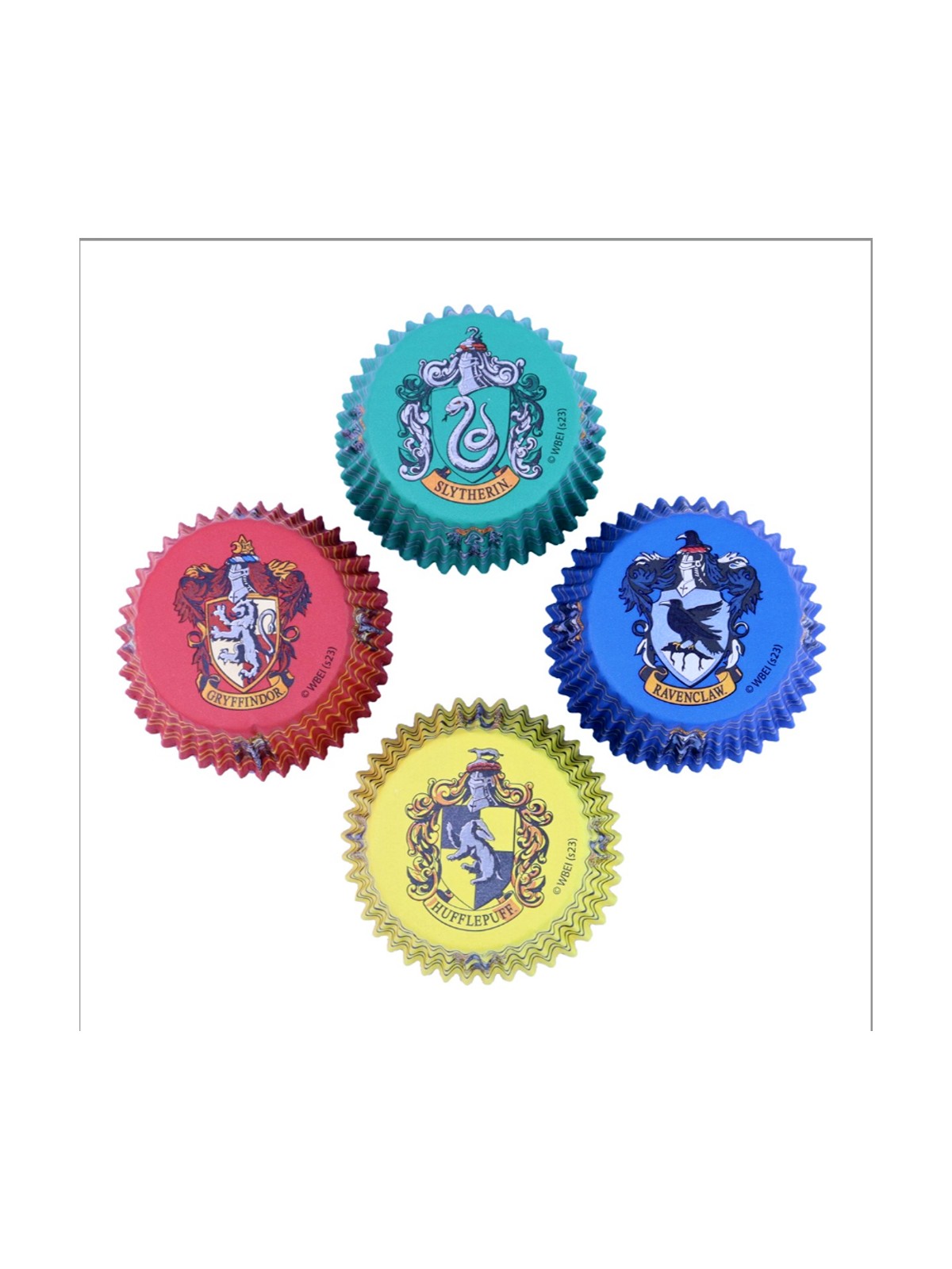 PME Sugarcraft Cupcake Cases with Foil - Harry Potter - Hogwarts Houses - 60pcs