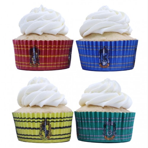 PME Sugarcraft Cupcake Cases with Foil - Harry Potter - Hogwarts Houses - 60pcs