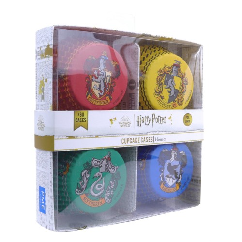 PME Sugarcraft Cupcake Cases with Foil - Harry Potter - Hogwarts Houses - 60pcs