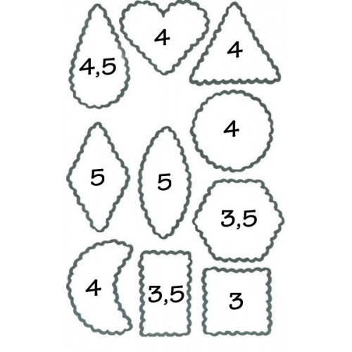 Set of cutters - biscuits