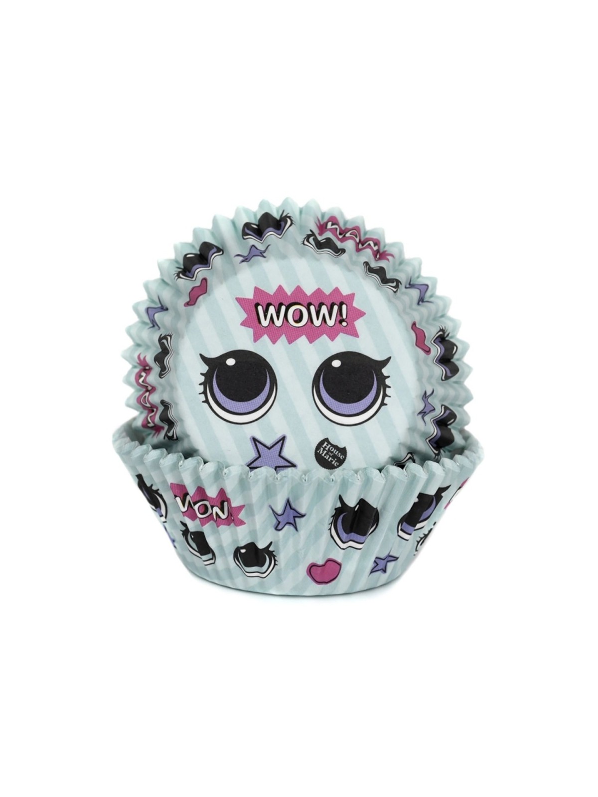 House of Marie Baking Cups - "WOW“ Augen - pk/50