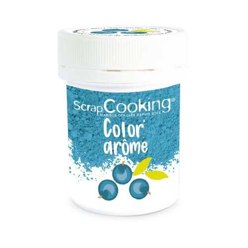 Scrapcooking Color & Flavour - Farbstoff + Aroma - Blau / BLAUBEERE - 10g
