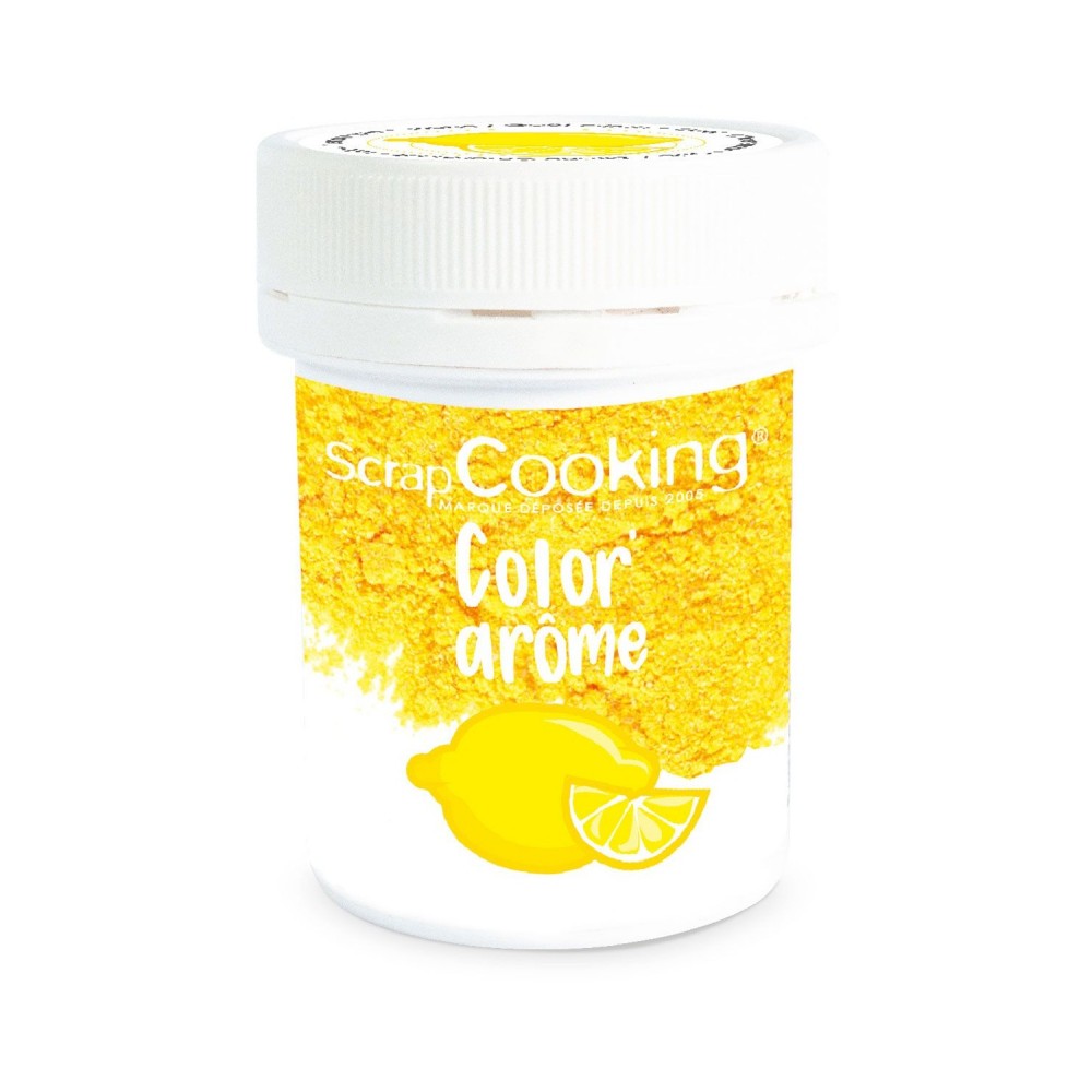 Scrapcooking Color & Flavour - dye + aroma - yellow / LEMON - 10g