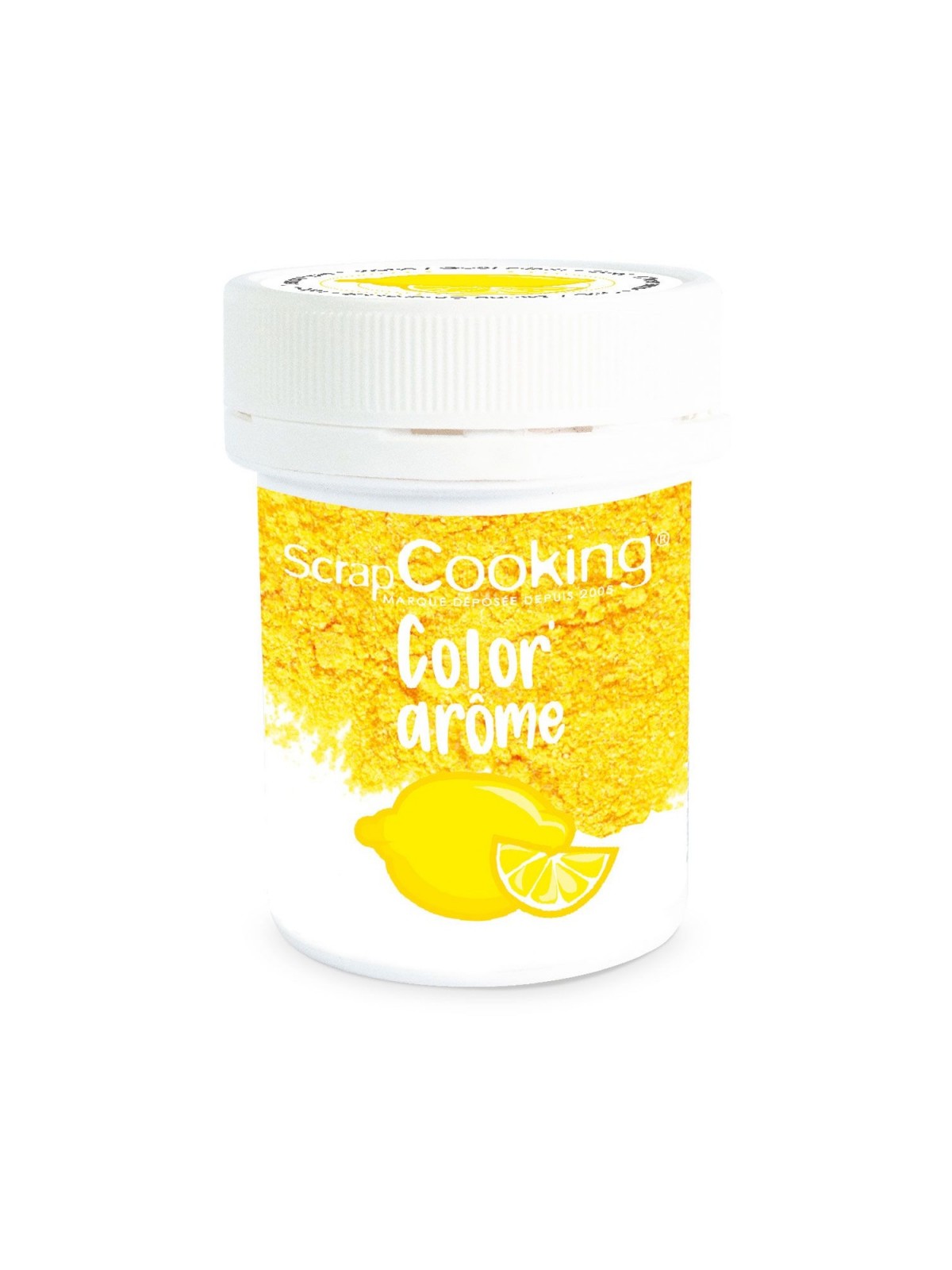 Scrapcooking Color & Flavour - dye + aroma - yellow / LEMON - 10g