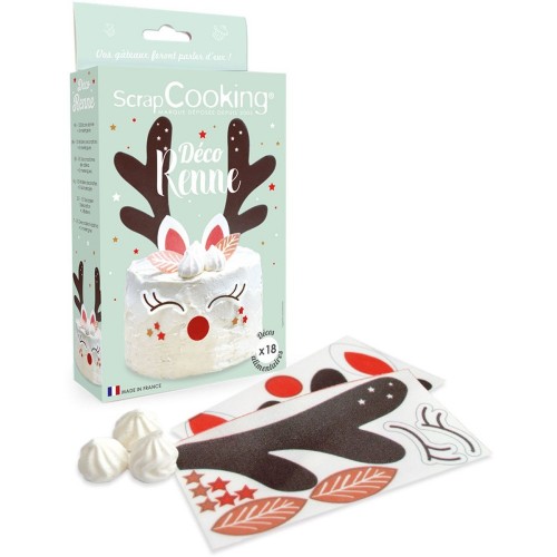 SCRAPCOOKING edible paper - Reindeer - 15 pcs