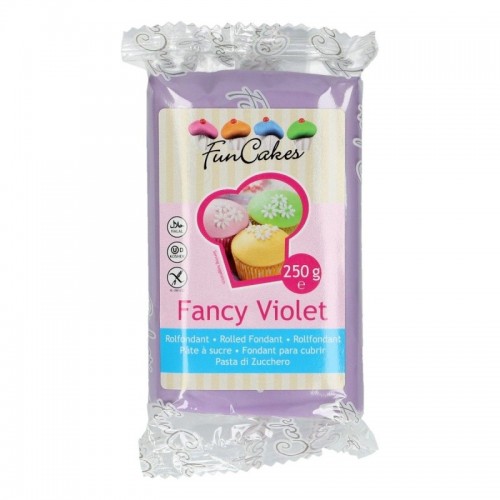 RABATT: FunCakes Fondant Fancy Violet -250g-