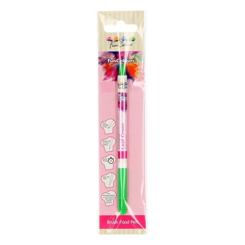 DISCOUNT: FunCakes edible brush food Pen - Leaf Green (1,3g)