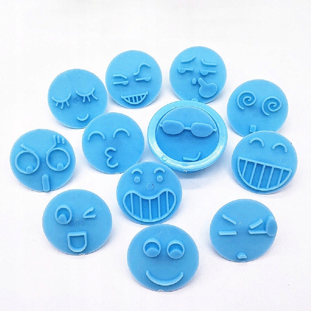 Fondant cutters - smileys 12 pieces