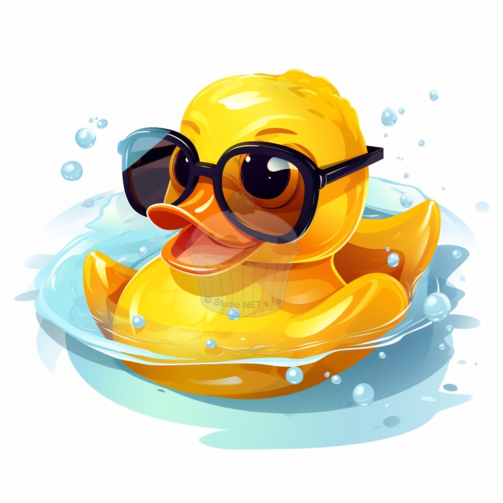 Esspapier "Badeente" - A4