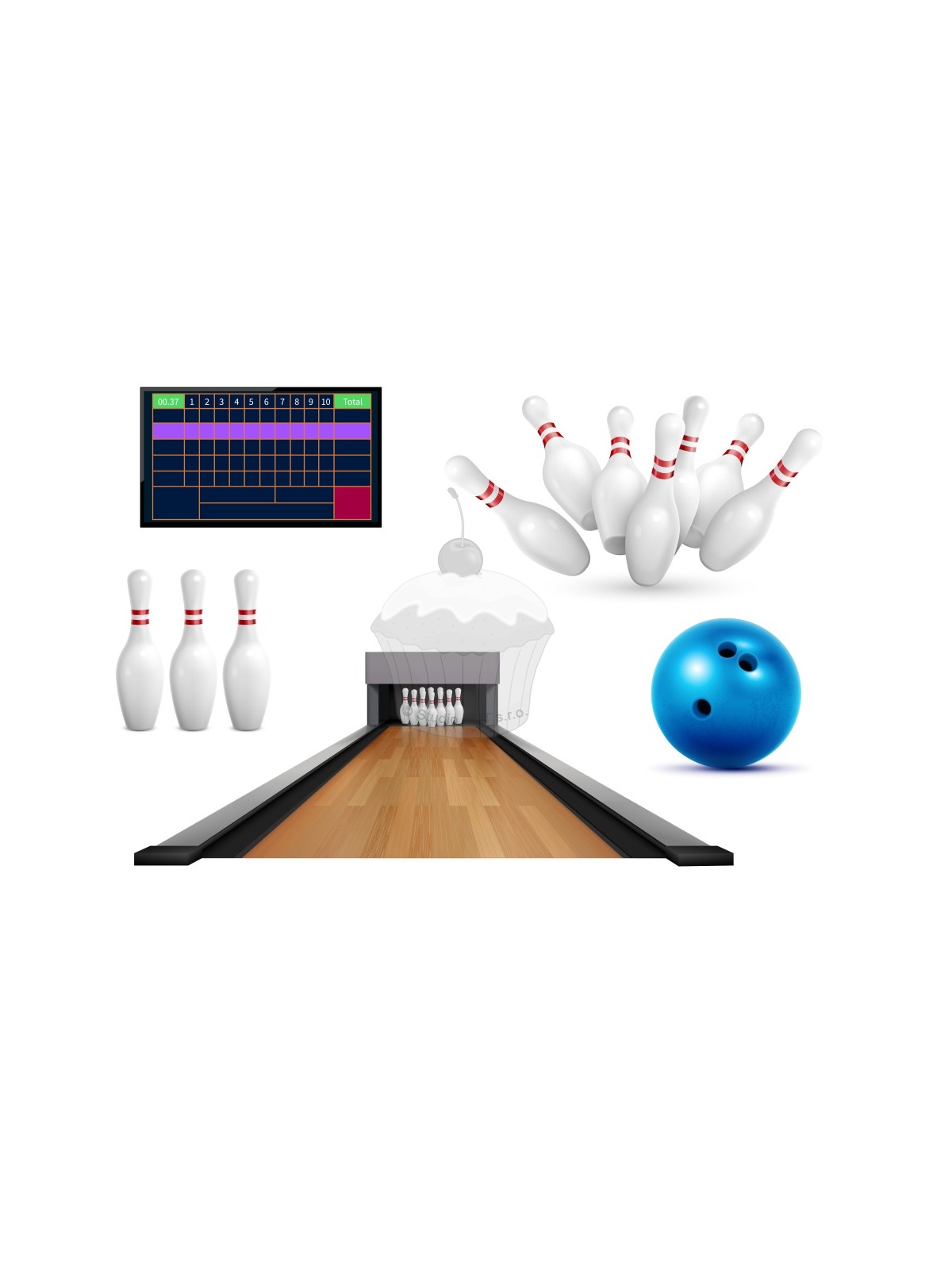 Esspapier "Bowling 2" A4