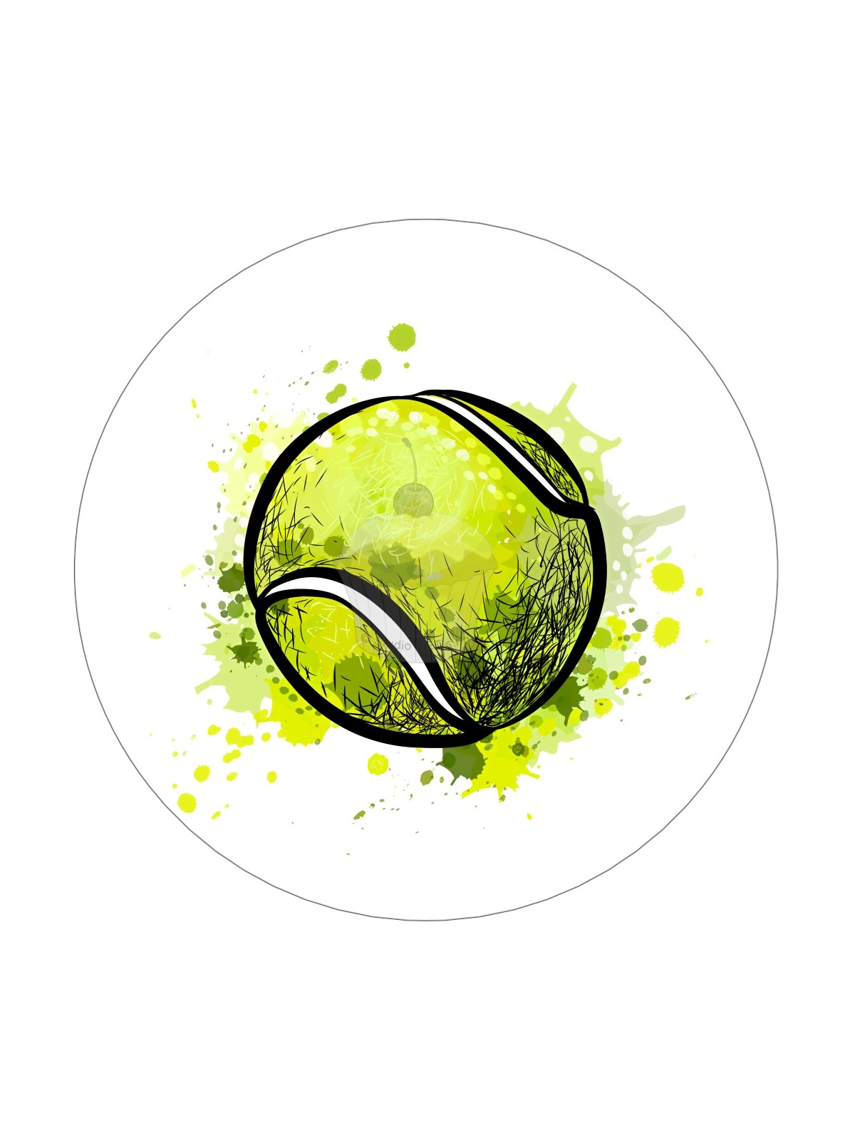 Edible paper "Tennis 7" A4
