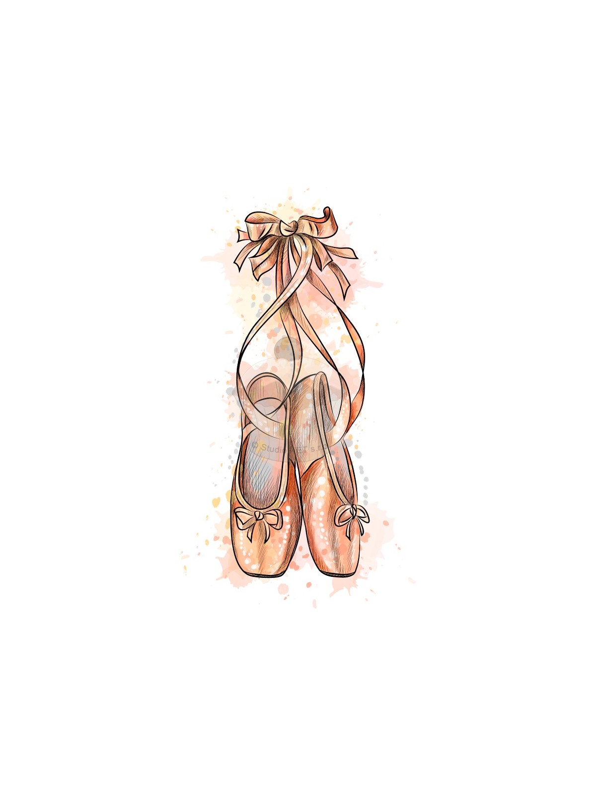 Essbares Papier "Ballettschuhe" A4