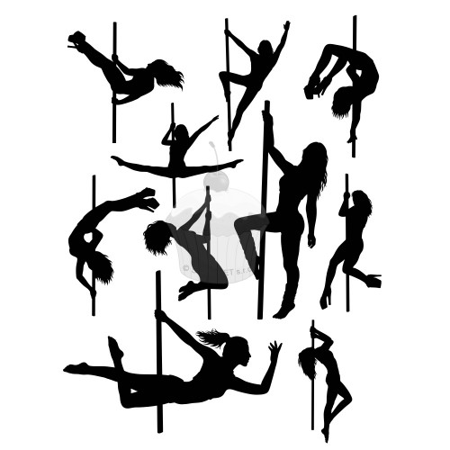 Essbares Papier "Pole Dance 1" A4