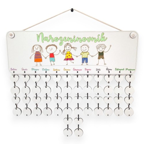 Creative family calendar - Birthday book