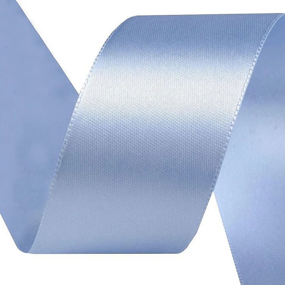 Satin ribbon - Light blue - 5m/ 40mm