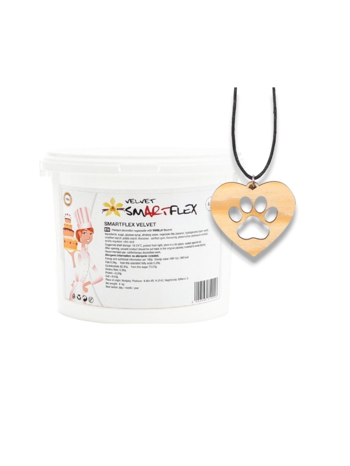 Smartflex Velvet Vanilla 4kg - Ausrollfondant