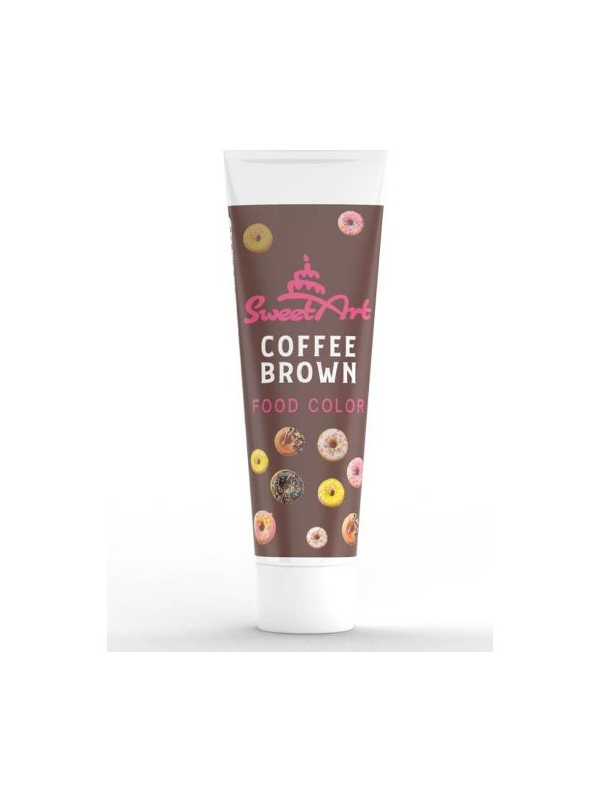 SweetArt - Food gel color Coffee brown 30g