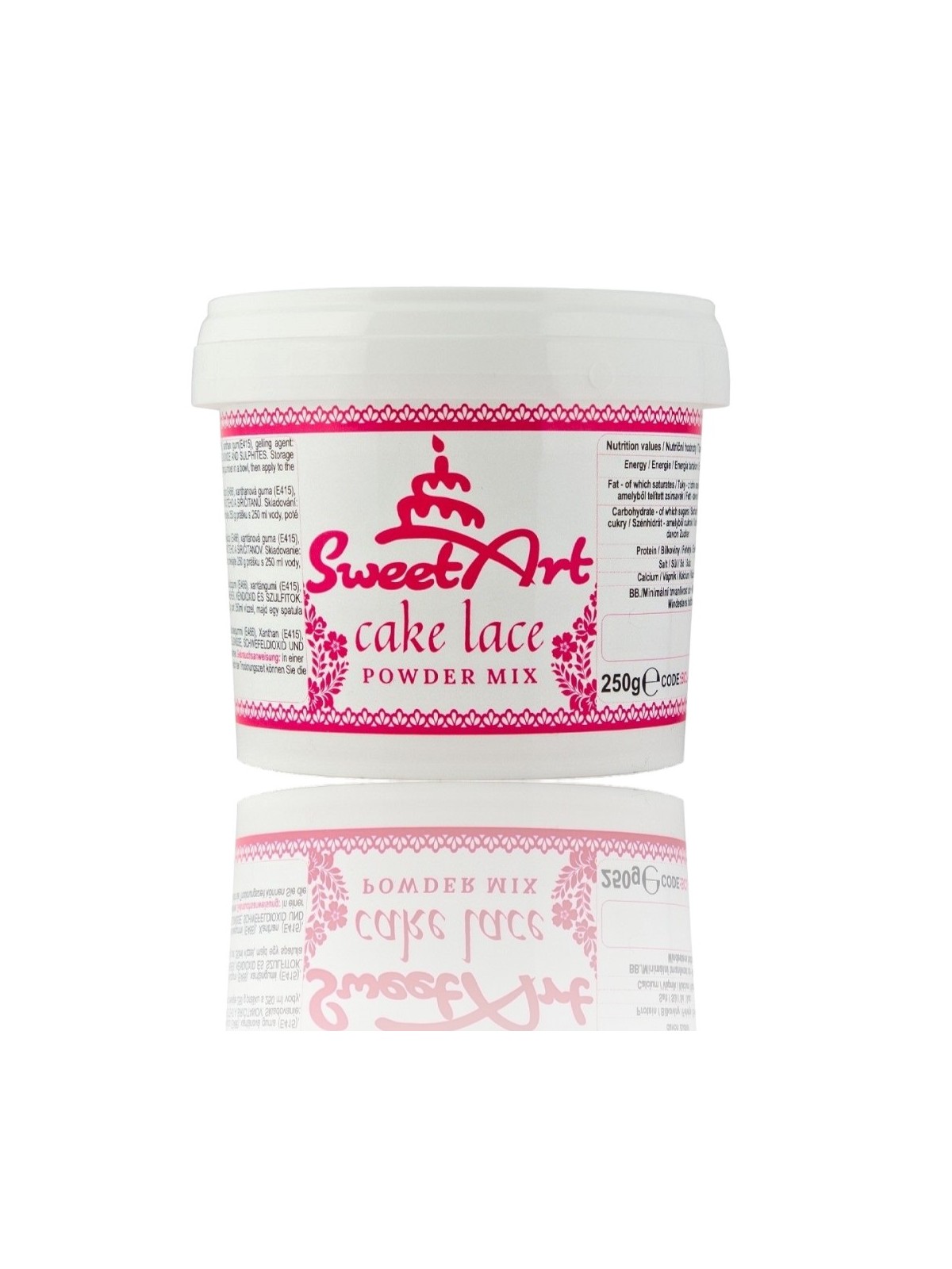 SweetArt cake Lace Powder -  white - 250g