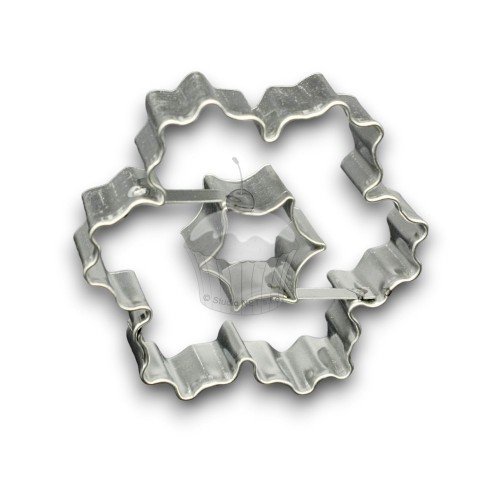 Cookie cutter - Scalloped flower + star