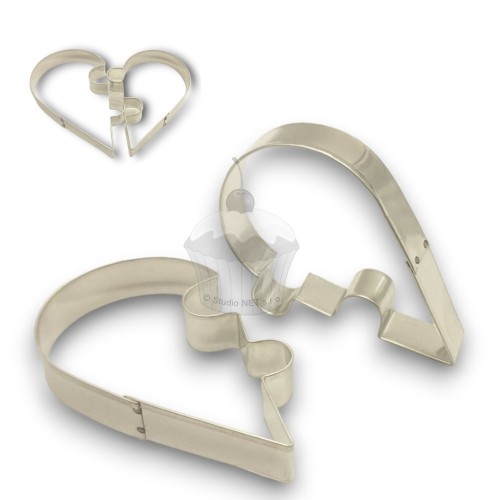 Set of cookie cutters - Valentine's heart