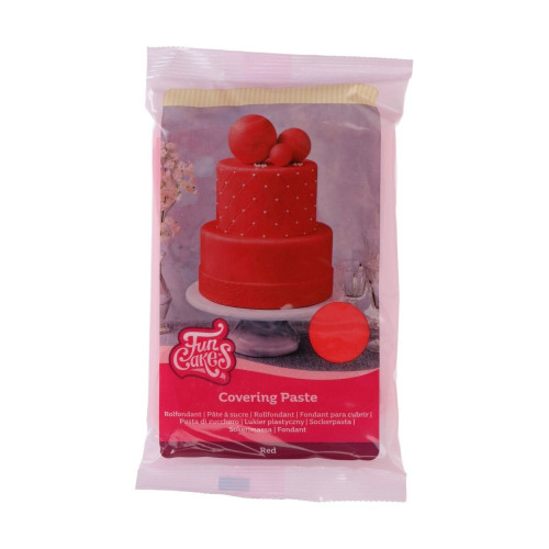 FunCakes covering paste 500g - Ausrollfondant - Rot