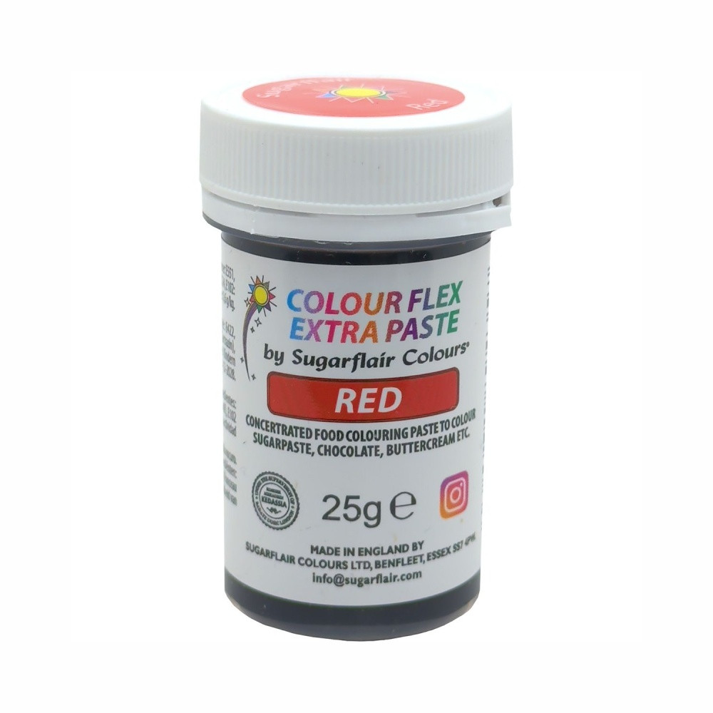 Sugarflair Colourflex Pastel EXTRA Rot - Rot