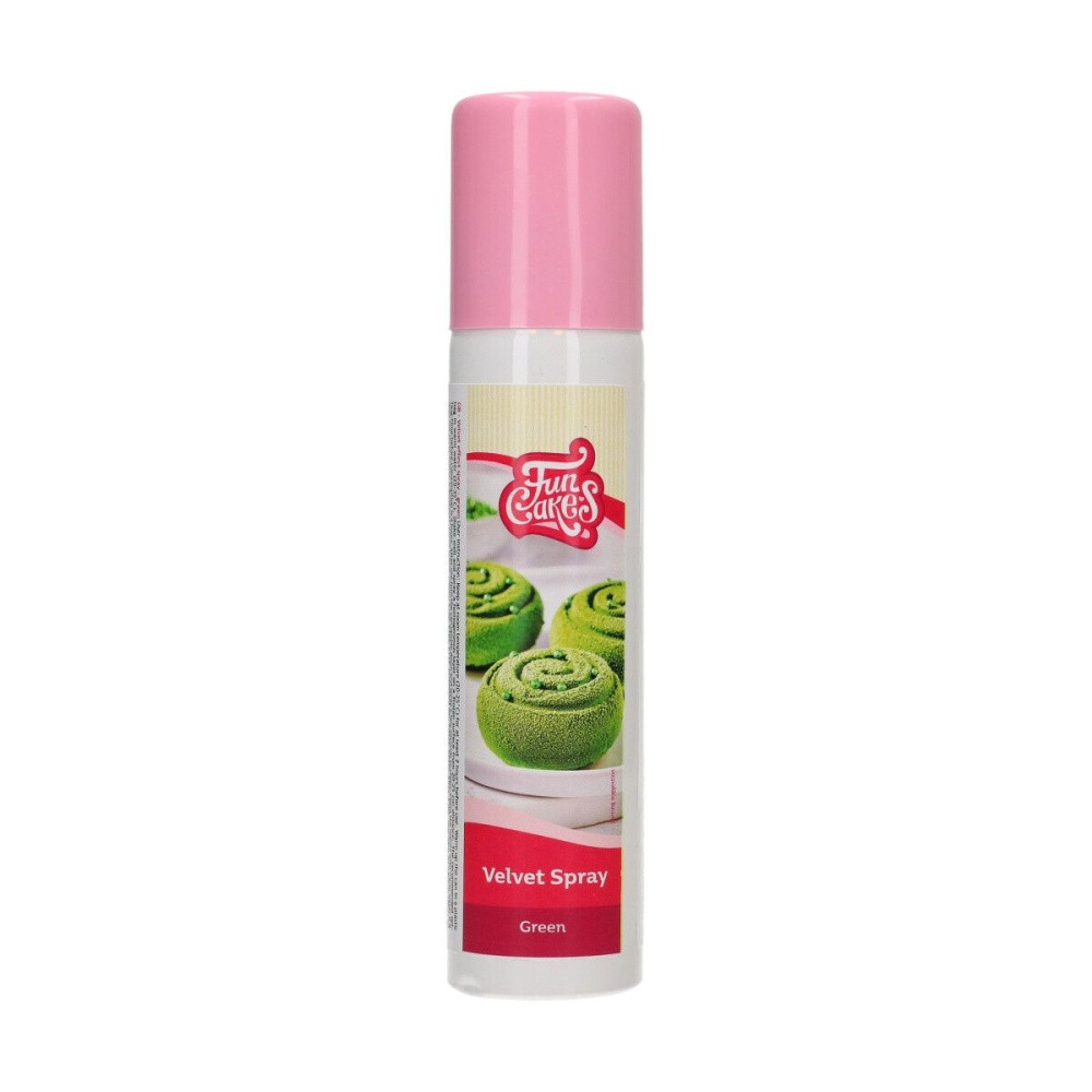 FunCakes Samteffektspray - Grün 100 ml