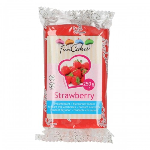 RABATT: FunCakes Special Edition Geschmacksfondant - Strawberry -250g