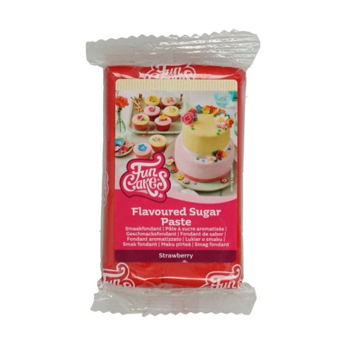 RABATT: FunCakes Special Edition Geschmacksfondant - Strawberry -250g