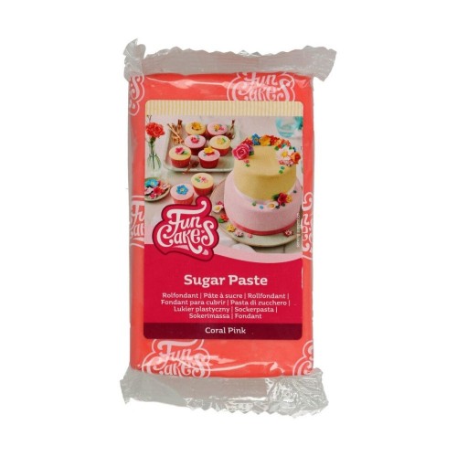 DISCOUNT: FunCakes Fondant Coral Pink -250g