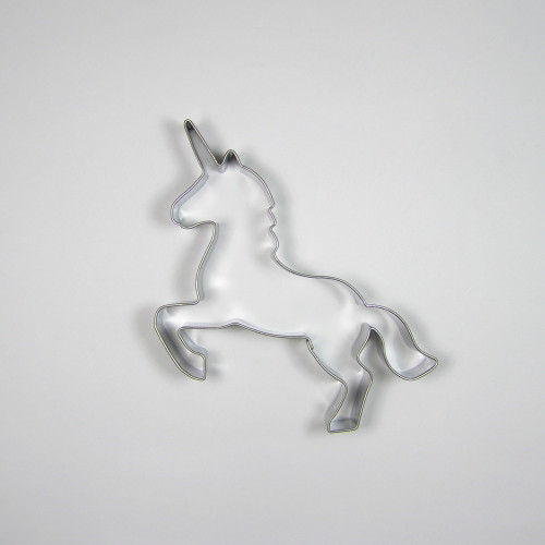 Edelstahl-Ausstecher - Einhorn 9,7 cm.