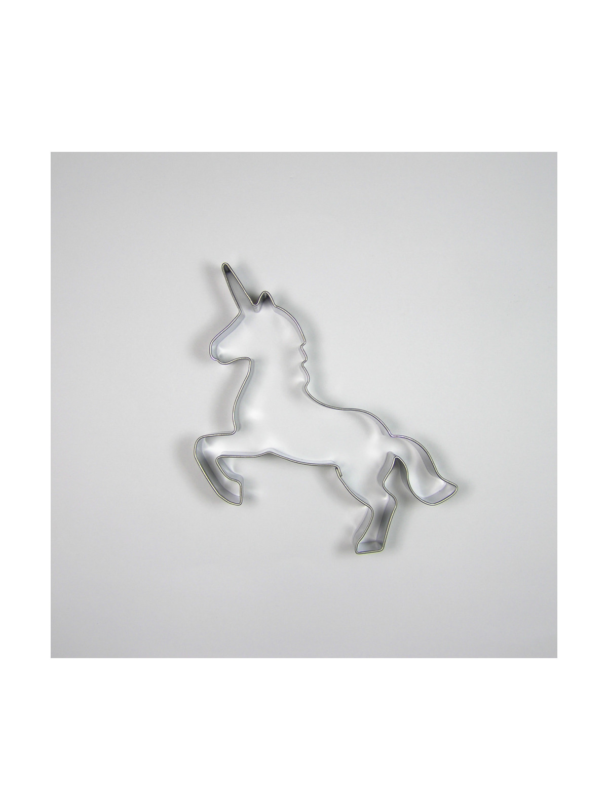 Edelstahl-Ausstecher - Einhorn 9,7 cm.