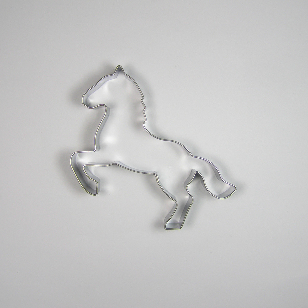 Stainless steel cookie cutter - horse 8.7cm