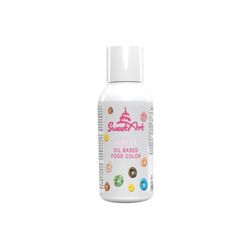 SweetArt - Liquid oil color for chocolate White 50g