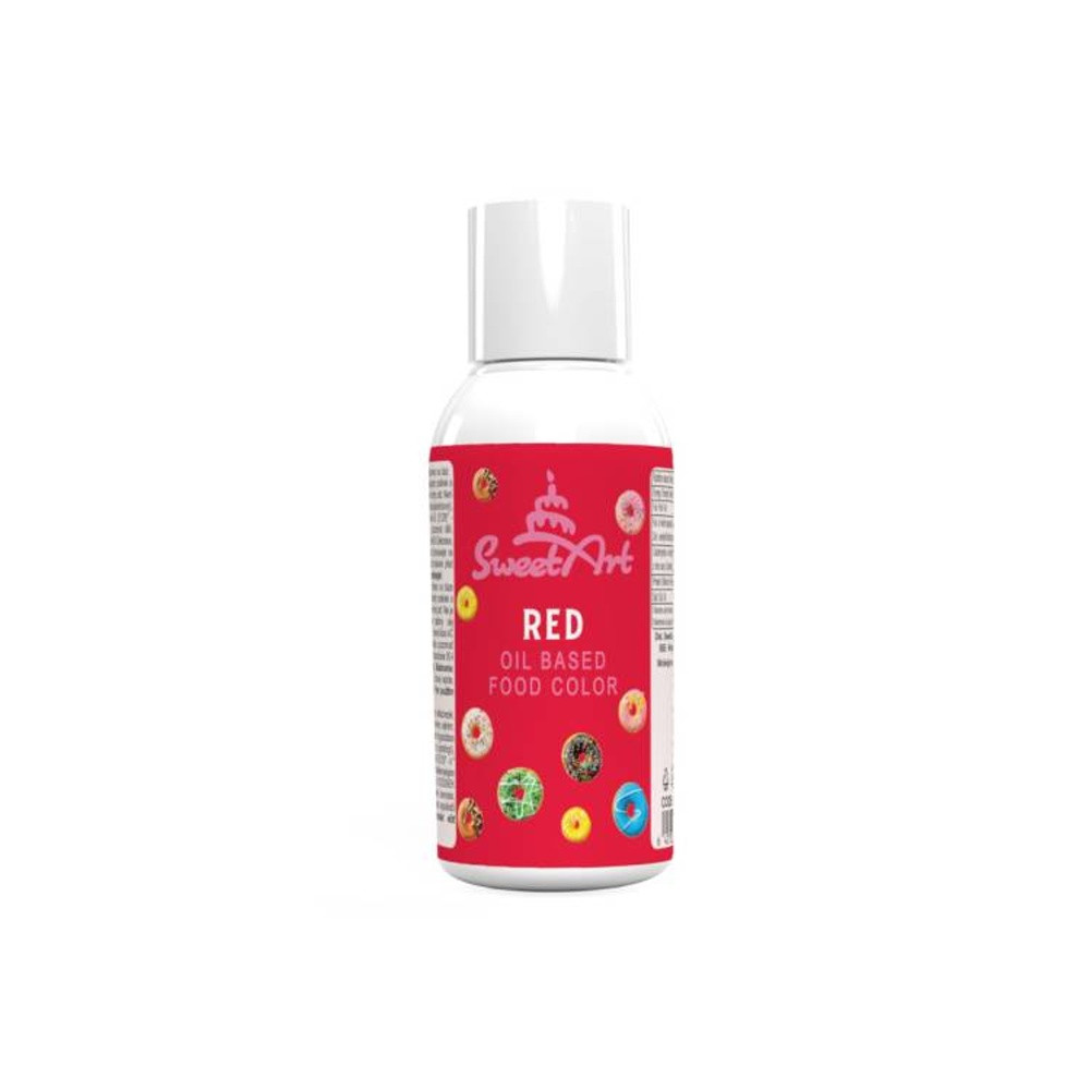 SweetArt - liquid colorant for chocolate Red - red 50g