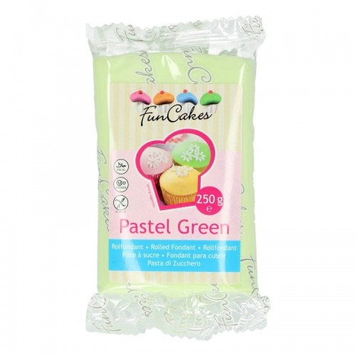 DISCOUNT: FunCakes Fondant Pastel Green  -250g