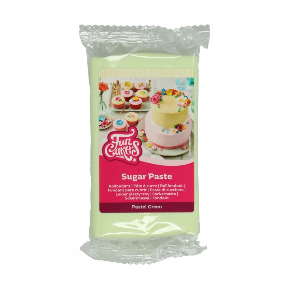 RABATT: FunCakes Fondant Pastel Green  -250g-