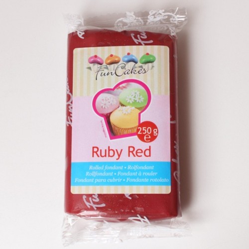 DISCOUNT: FunCakes fondant Ruby Red -250g