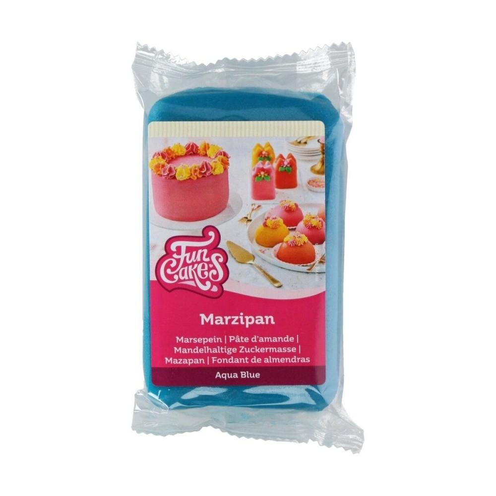 RABATT: FunCakes Marzipan Aqua Blue - 250g