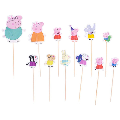 Dr.Oetker - cake toppers - Peppa Pig and Friends - 24pcs