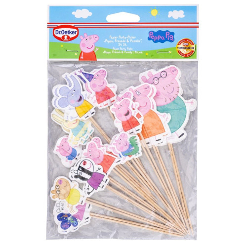 Dr.Oetker - cake toppers - Peppa Pig und Freunde – 24Stk