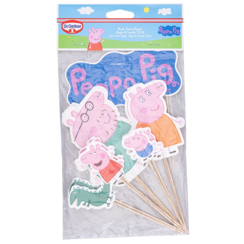 Dr.Oetker - cake toppers - Peppa Pig and Friends - 12pcs