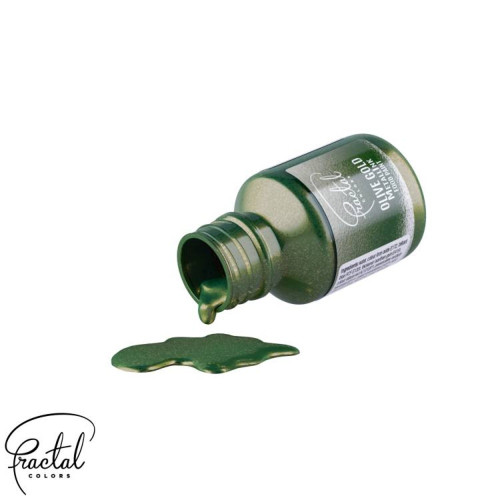 Liquid pearl paint Fractal - paint - Olive Gold 30ml