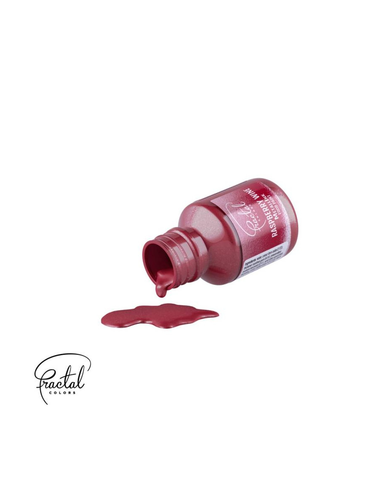 Liquid pearl paint Fractal - paint - Raspberry  Wine 30ml