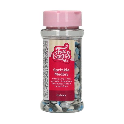 DISCOUNT: FunCakes sprinkle medley - galaxy - 50g