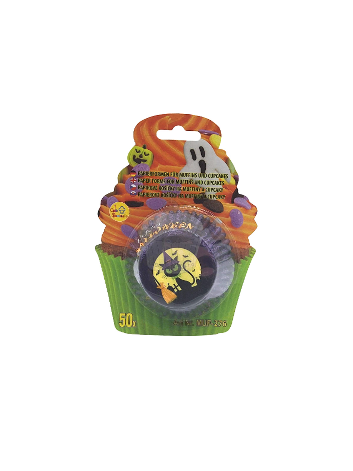 Baking Cups - Halloween - Katze - 50 Stk