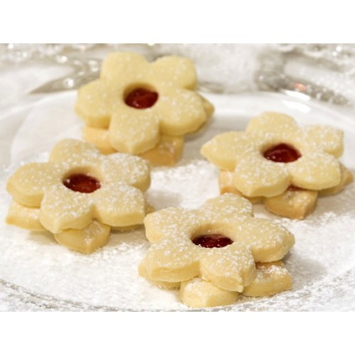 Mischung für Linzer Plätzchen - 500g.