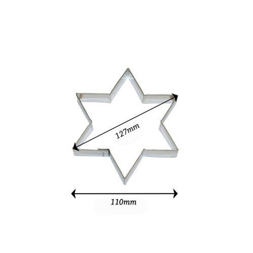 Ausstechformen/Ausstecher - 6-zackiger Stern – 12,7cm