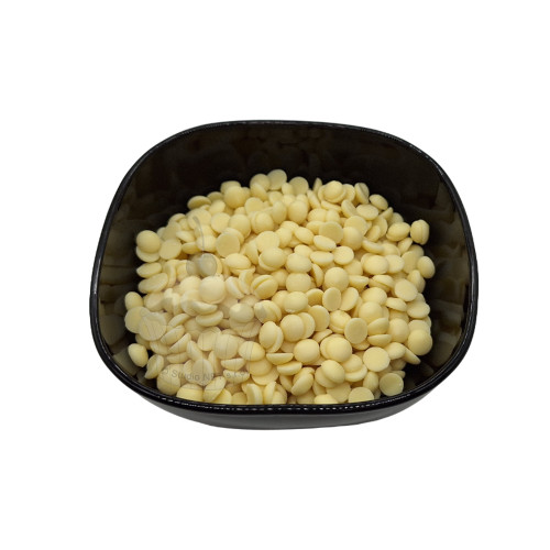 Ariba white chocolate - white discs 36/38 - 250g