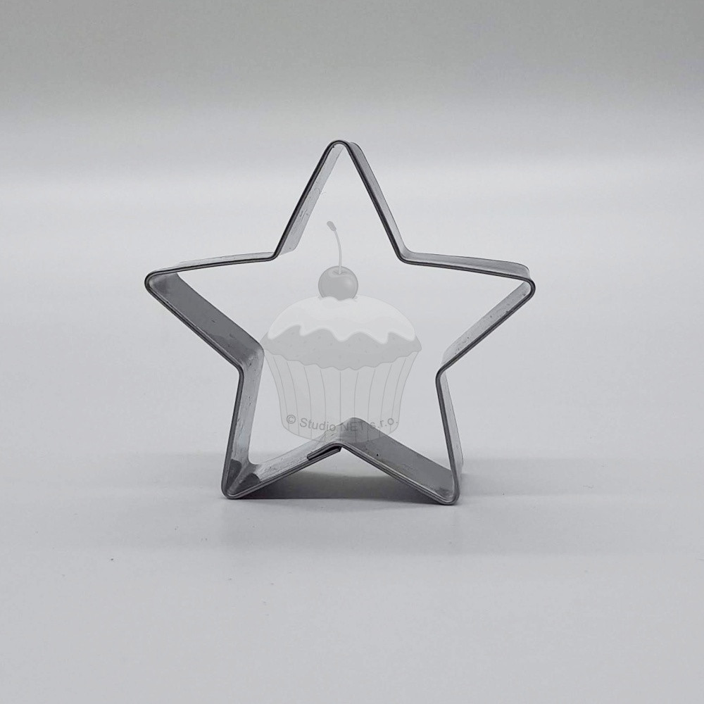 Stainless steel cutter - 5-pointed star - 6cm